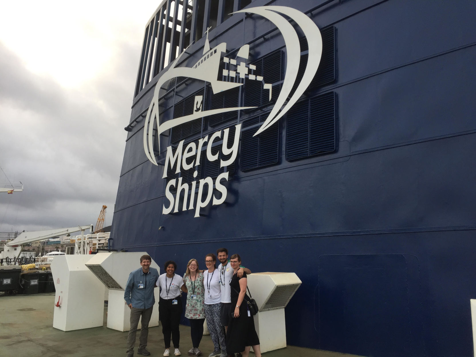 Kevin Carpenter and the Africa Mercy